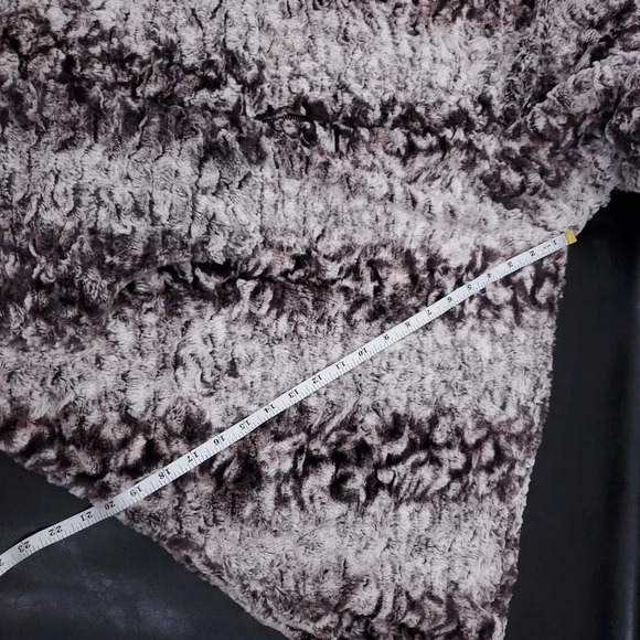 DOLCE VITA FAUX FUR CHINCHILLA ZIP HOODED JACKET  XS - Picture 11 of 14